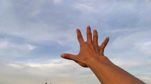 Raise your hand Stock Photos
