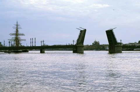 Raised Schmidt's Drawbridge Stock Photos