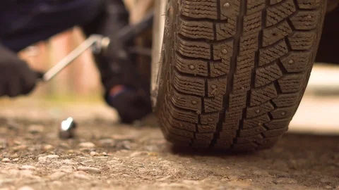 Raises the car Jack Stock Footage 88980657