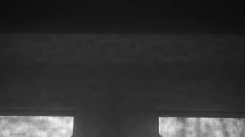 Raises the curtain, opens a window Video stock 35279540