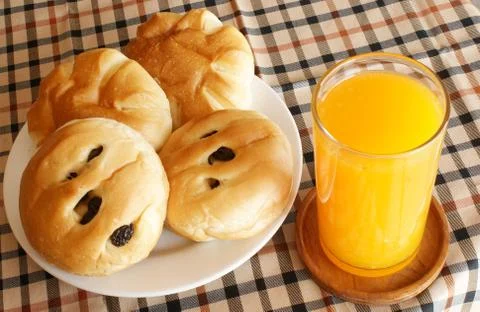 Raisin bread Foto stock