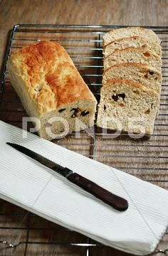 Raisin bread Stock Photos