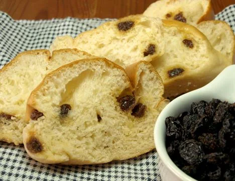Raisin bread Stock Photos