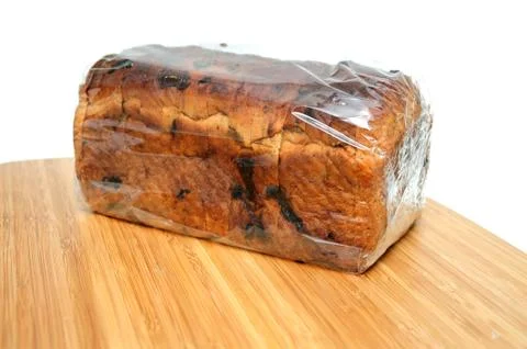 Raisin cinnamon bread loaf Stock Photos