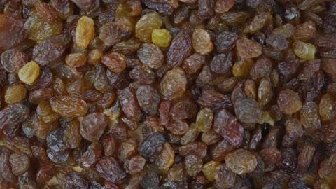 Raisin is dried grape berries using in culinary cooking and brewing industry Stock Footage 166414421