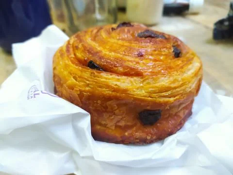Raisin snail Stock Photos