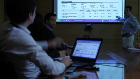 Raising hands in meeting Stock Footage 77101053