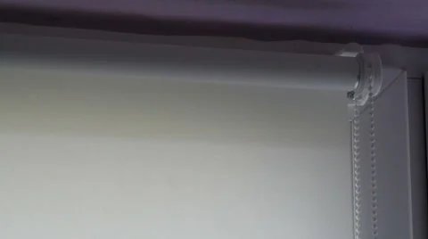 Raising the Window Shades Stock Footage 47711917