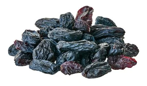 Raisins with clipping path Stock Photos