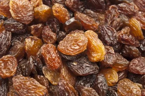 Raisins closeup Stock Photos