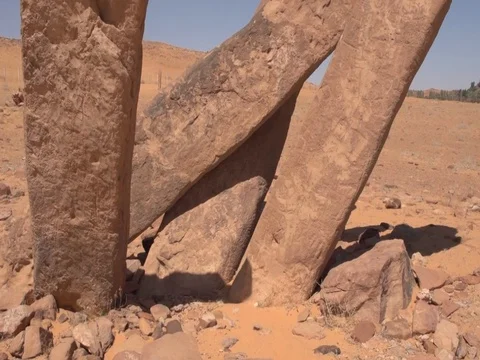 Rajajil columns Stock-Footage 112786476