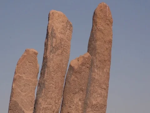 Rajajil columns Stock Footage 112786714