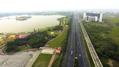 Rajarhat Newtown Kolkata Stock Footage 99477171
