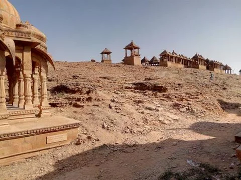 Rajasthan jaisalmer area in india Stock Photos