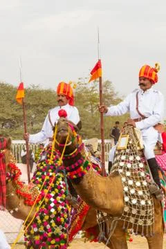 Rajasthani lancer Stock Photos
