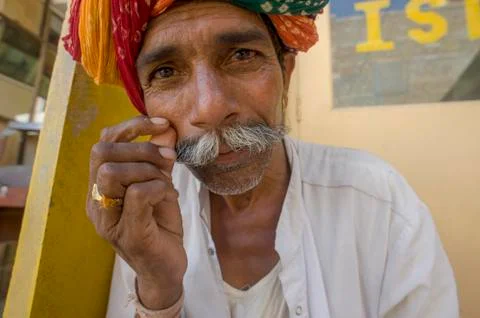 Rajasthani man Stock Photos