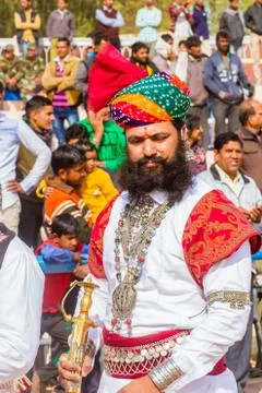 Rajasthani man Stock Photos