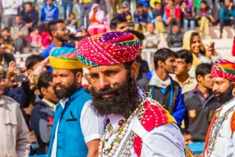 Rajasthani man Foto stock