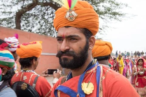 Rajasthani man Stock Photos