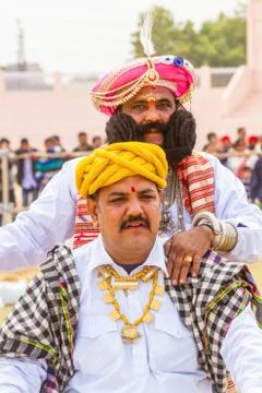 Rajasthani men Stock Photos