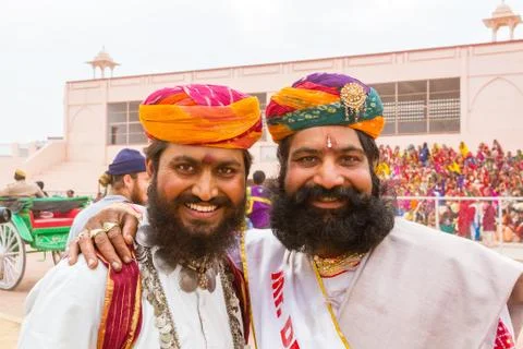 Rajasthani men Stock Photos