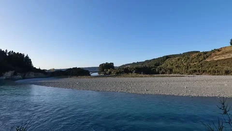 Rakaia River Stock Footage 219361062