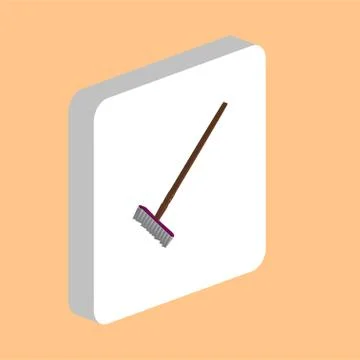 Rake computer symbol Stock Illustration