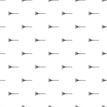 Rake garden tool icon seamless pattern background Stock Illustration