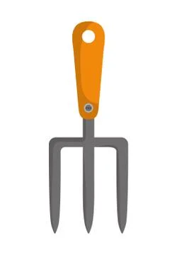 Rake  icon. Gardening design. Vector graphic Illustration