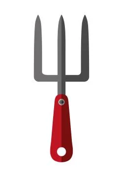 Rake  icon. Gardening design. Vector graphic Illustration