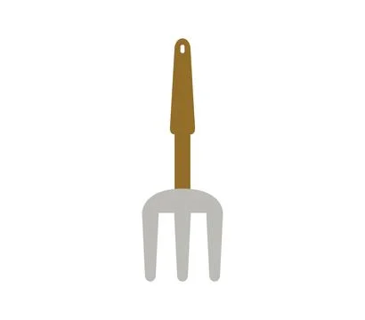 Rake icon illustrated in vector on white background Stock Illustration