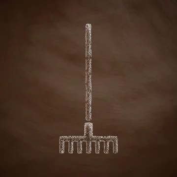 Rake icon Illustration