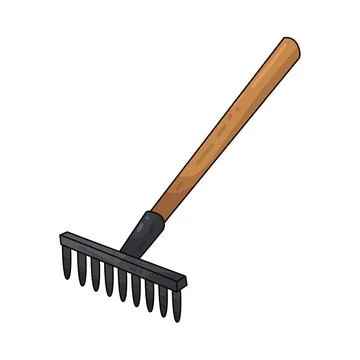 Rake illustration Illustration