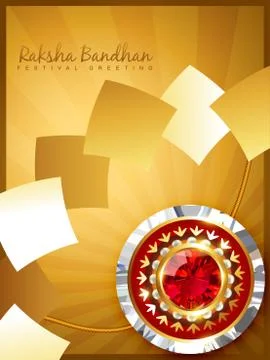 Rakhi background Stock Illustration