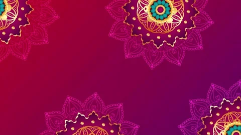 Rakhi with Mandala Animated background Video stock 314217313