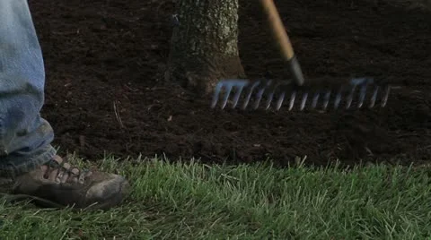 Raking Dirt 動画素材 19293103