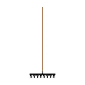 Raking rake cartoon vector illustration Ilustração Stock