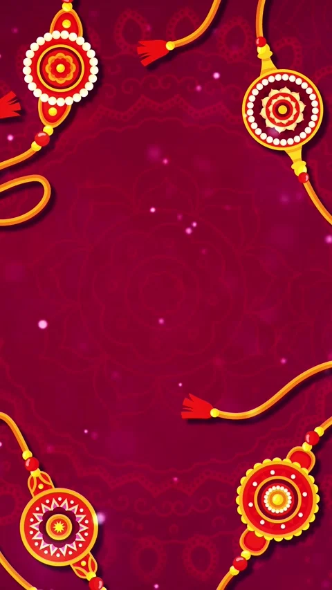 Raksha Bhandan Background- Vertical Video for Social Media Stock Footage 281185900