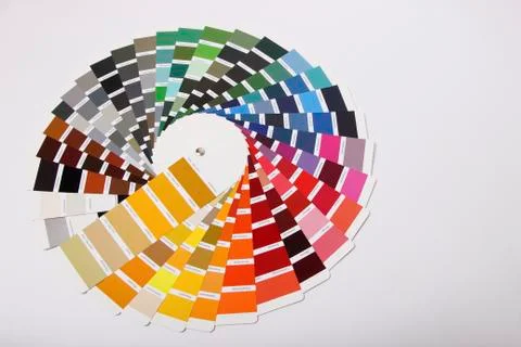 Ral colours on white background Stock Photos