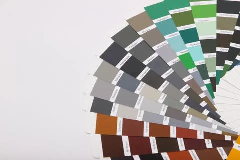 Ral colours on white background Stock Photos
