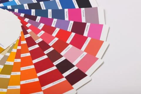 Ral colours on white background Stock-Fotos