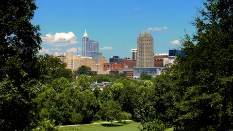 Raleigh Skyline Stock Footage 115934312