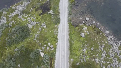 The Rallarvegen Road Stock Footage 84604626