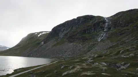 The Rallarvegen Road 스톡 동영상 88918430