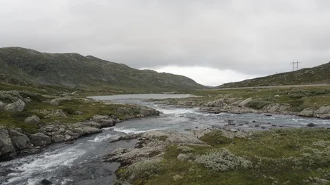 The Rallarvegen Road 스톡 동영상 88921965