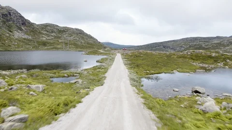 The Rallarvegen Road 스톡 동영상 88923655