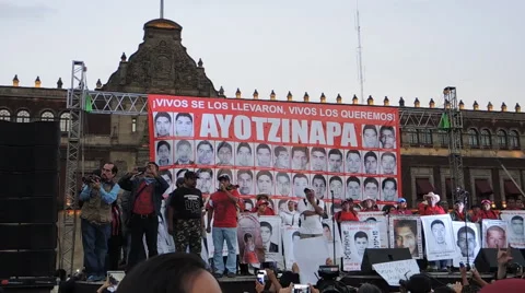 Rally by Ayotzinapa Stock Footage 46482908