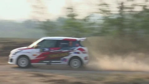 Rally car Video stock 241305462
