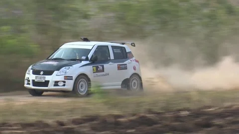Rally car Video stock 241305463