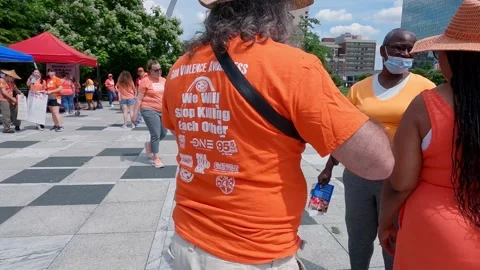 Rally for gun control legislation Stock Footage 197992012